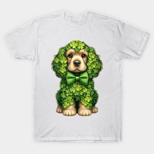 Clover Cocker Spaniel Dog St Patricks Day T-Shirt